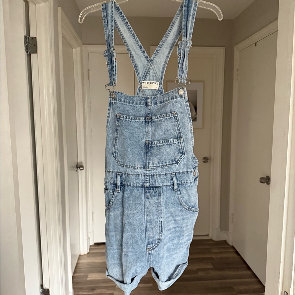 We the free short overalls